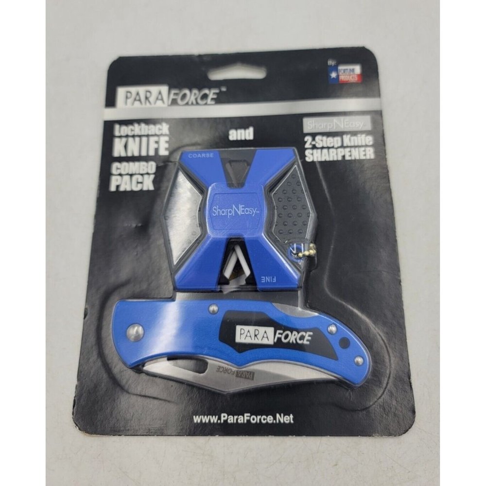 Lockback Knife Combo Pack Paraforce 2 Step Sharpener A9